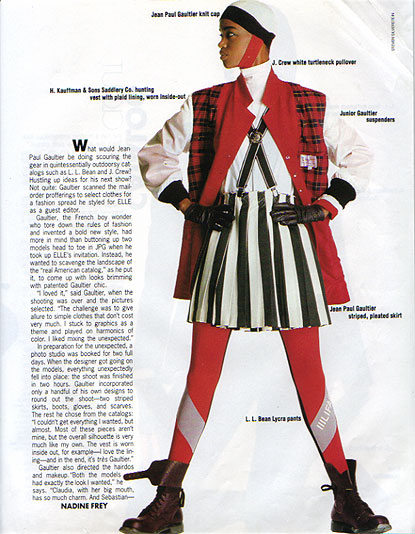 Gaultier was the 80s — denisebrain vintage