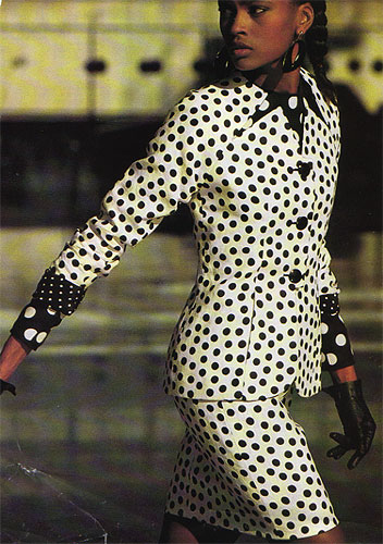 80s polka dot