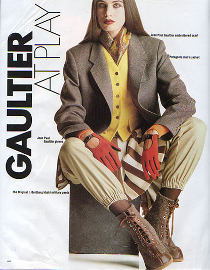 VINTAGE DENISEBRAIN: Gaultier was the 80s